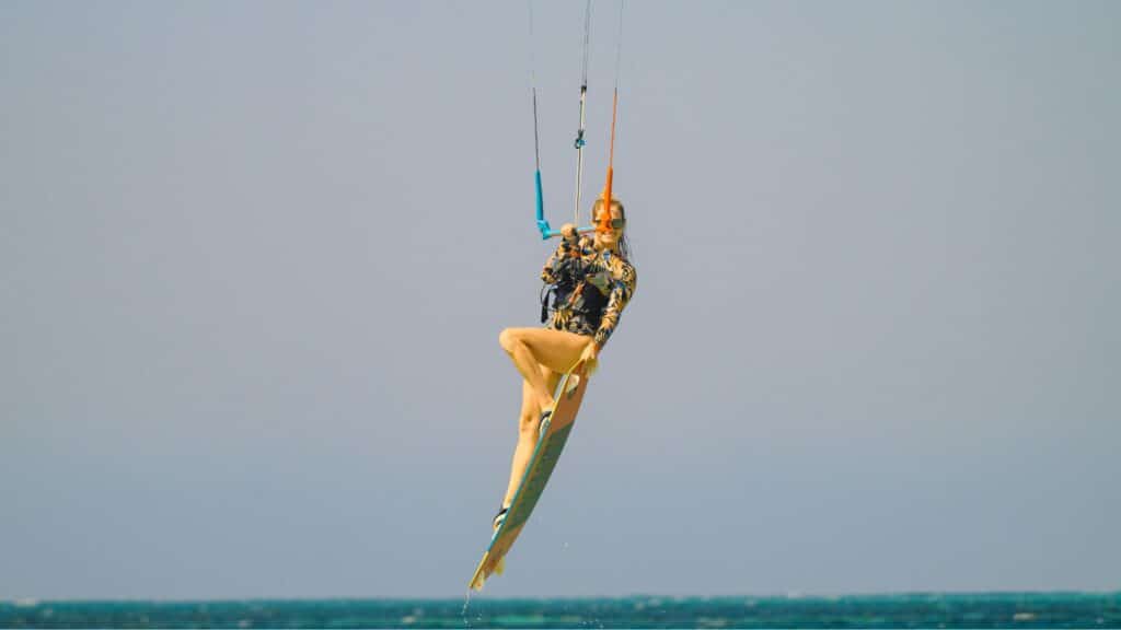 kitesurfing