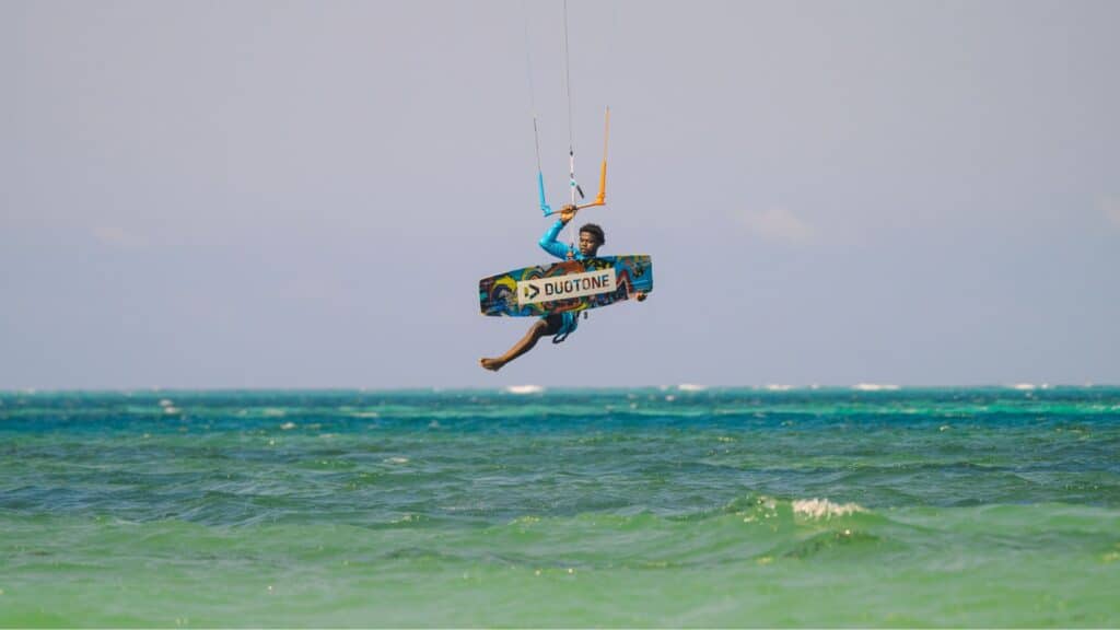 kitesurfing